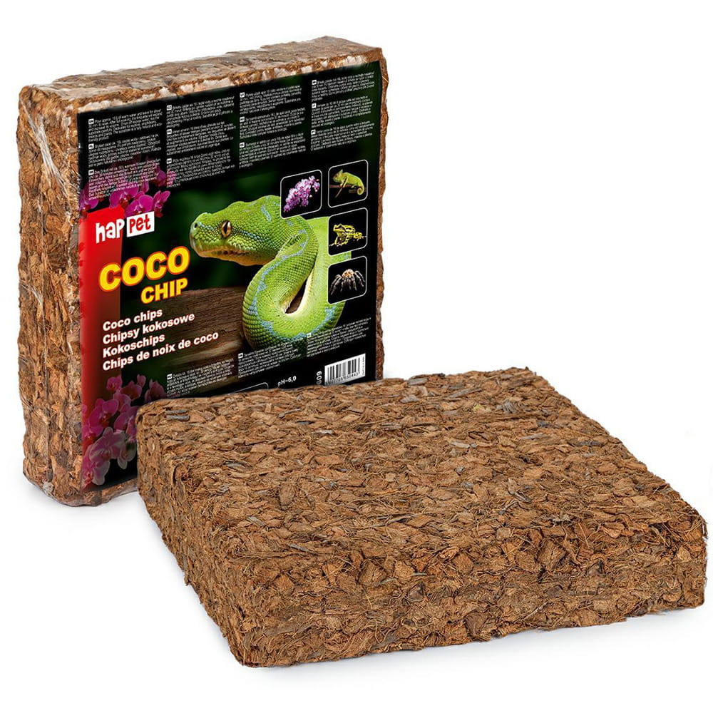 Happet Podłoże kokosowe do terrarium - chipsy 2kg / 36L